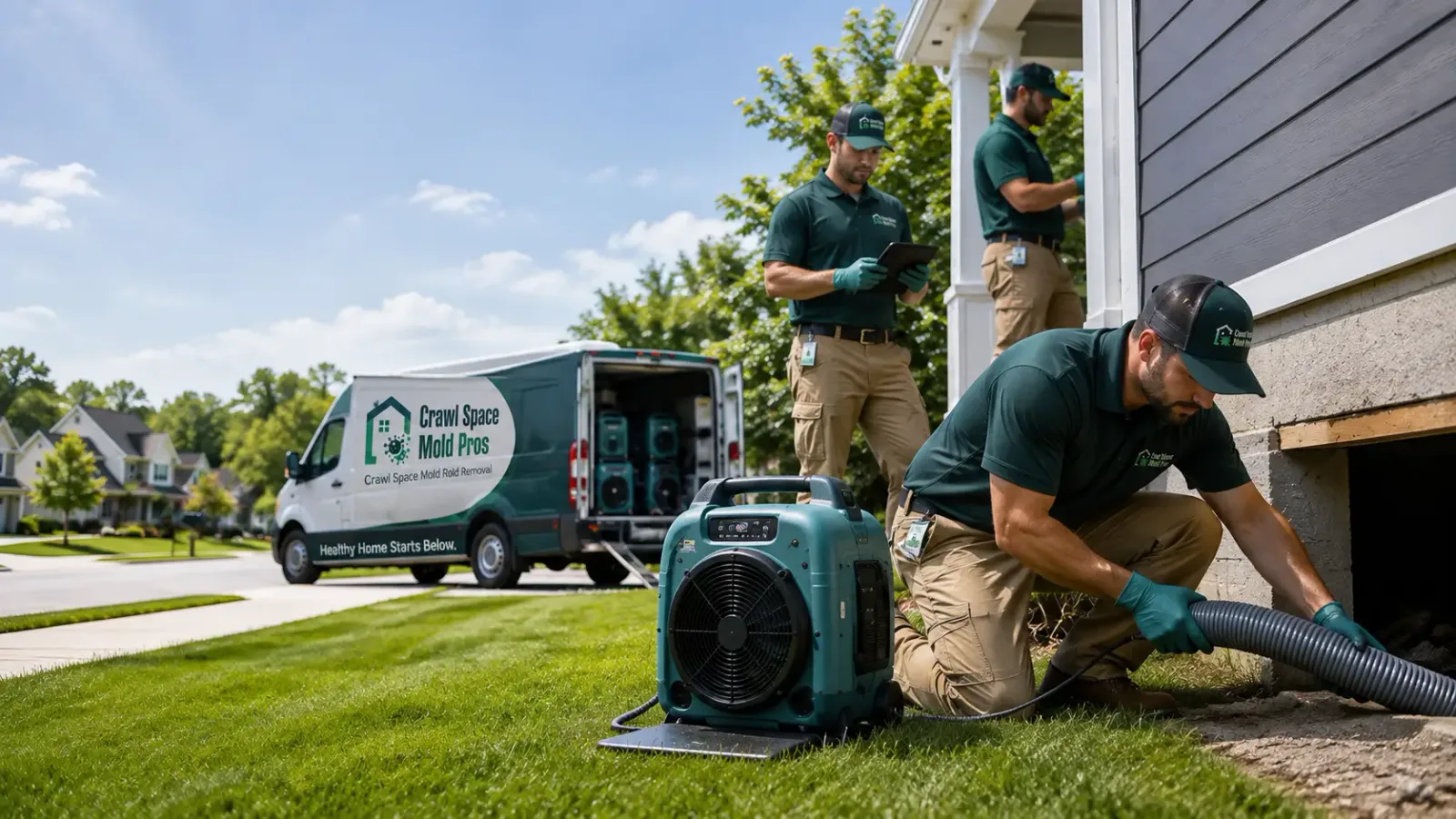 Crawl Space Mold Removal in Sunapee, NH